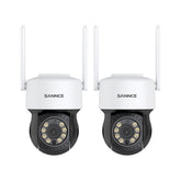 5MP Wireless PT Security Camera, Pan & Tilt, WiFi IP Cameras for SANNCE N48WHE/N98WHE NVR, AI Human Detection, Work with Alexa, 100ft Night Vision, Remote Access & Smart Motion Alerts